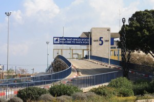 Am Hafen von Haifa