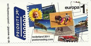 Abbildung: Postcrossing.com-Briefmarke