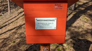 Foto: Stempelkasten "Harzer Wandernadel"